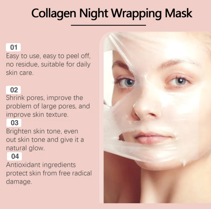 Glow Peel Collagen Face Mask — Brightening & Firming Skincare Treatment