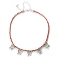 Rhinestone Butterfly Necklace — Trendy