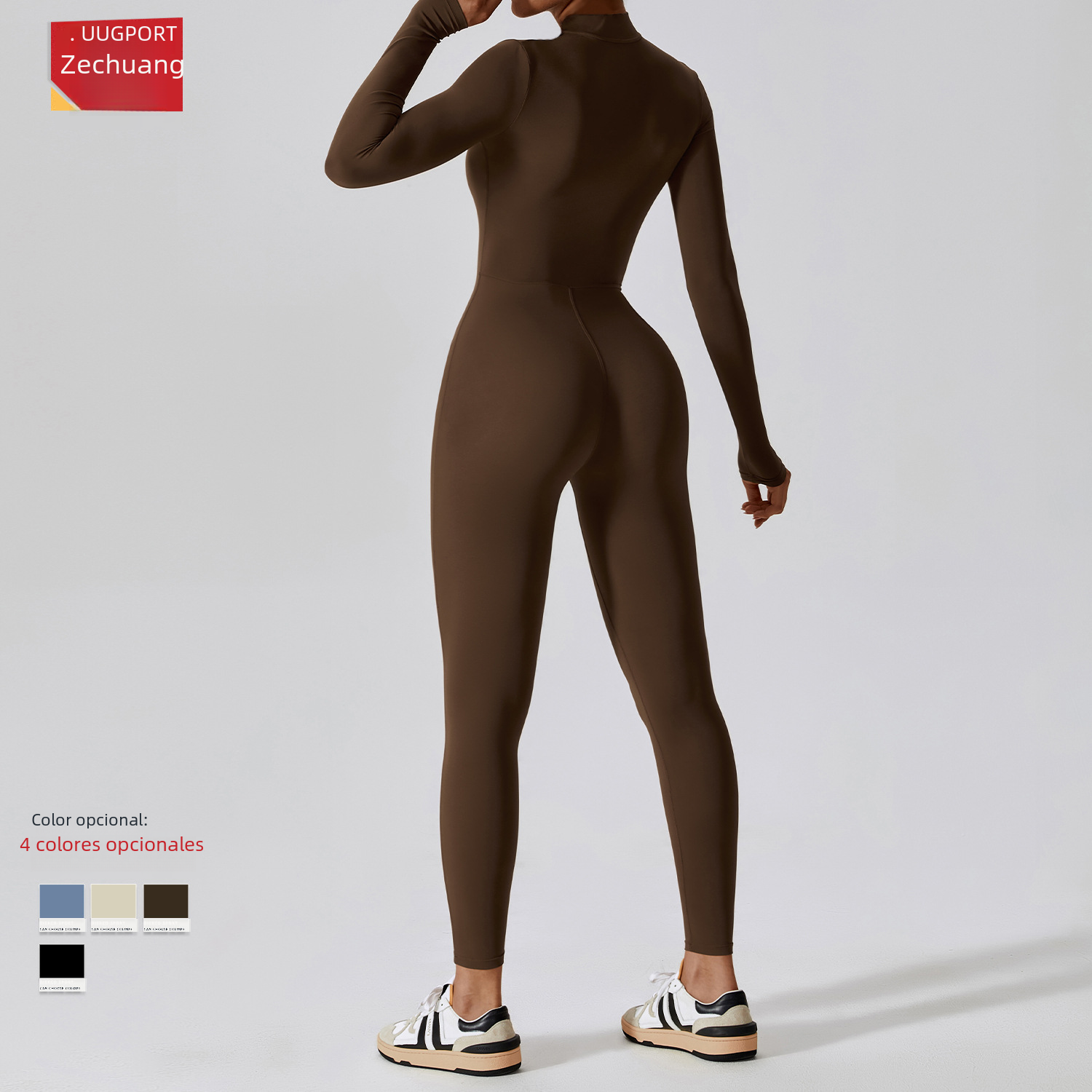 Long Sleeve Yoga Bodysuit — High Intensity